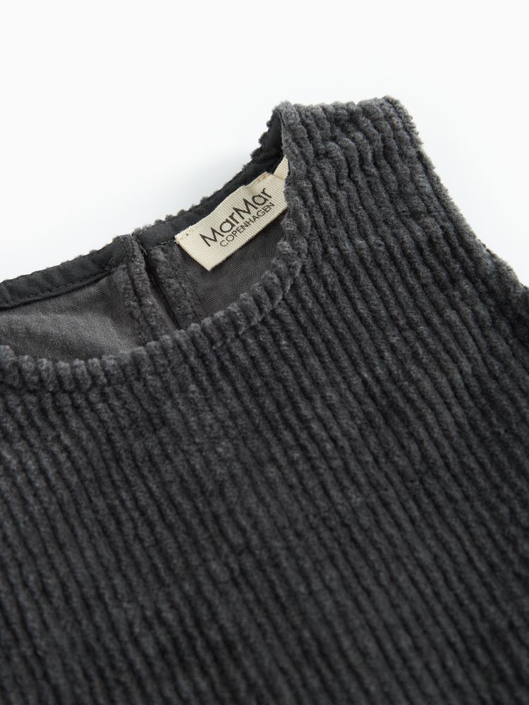 short sleeve corduroy dress - night 'doka b' - marmar copenhagen - MarMar Copenhagen - 