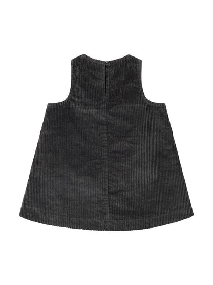 short sleeve corduroy dress - night 'doka b' - marmar copenhagen - MarMar Copenhagen - 