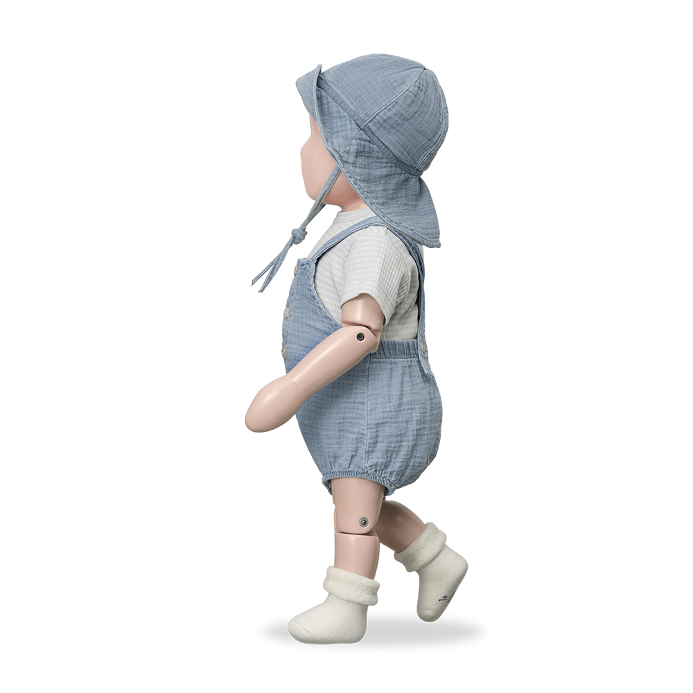 short sleeve t-shirt - misty blue 'jon' - +1 in the family - 