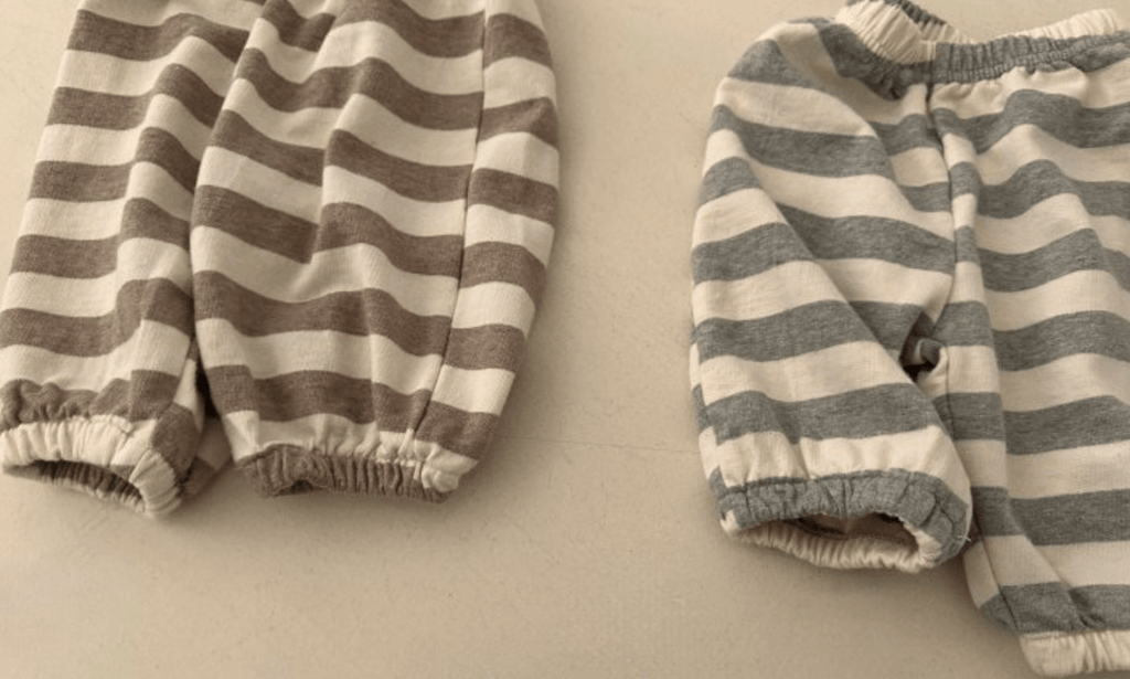 striped sweatpants - denkang joggers - Valu Bebe - 