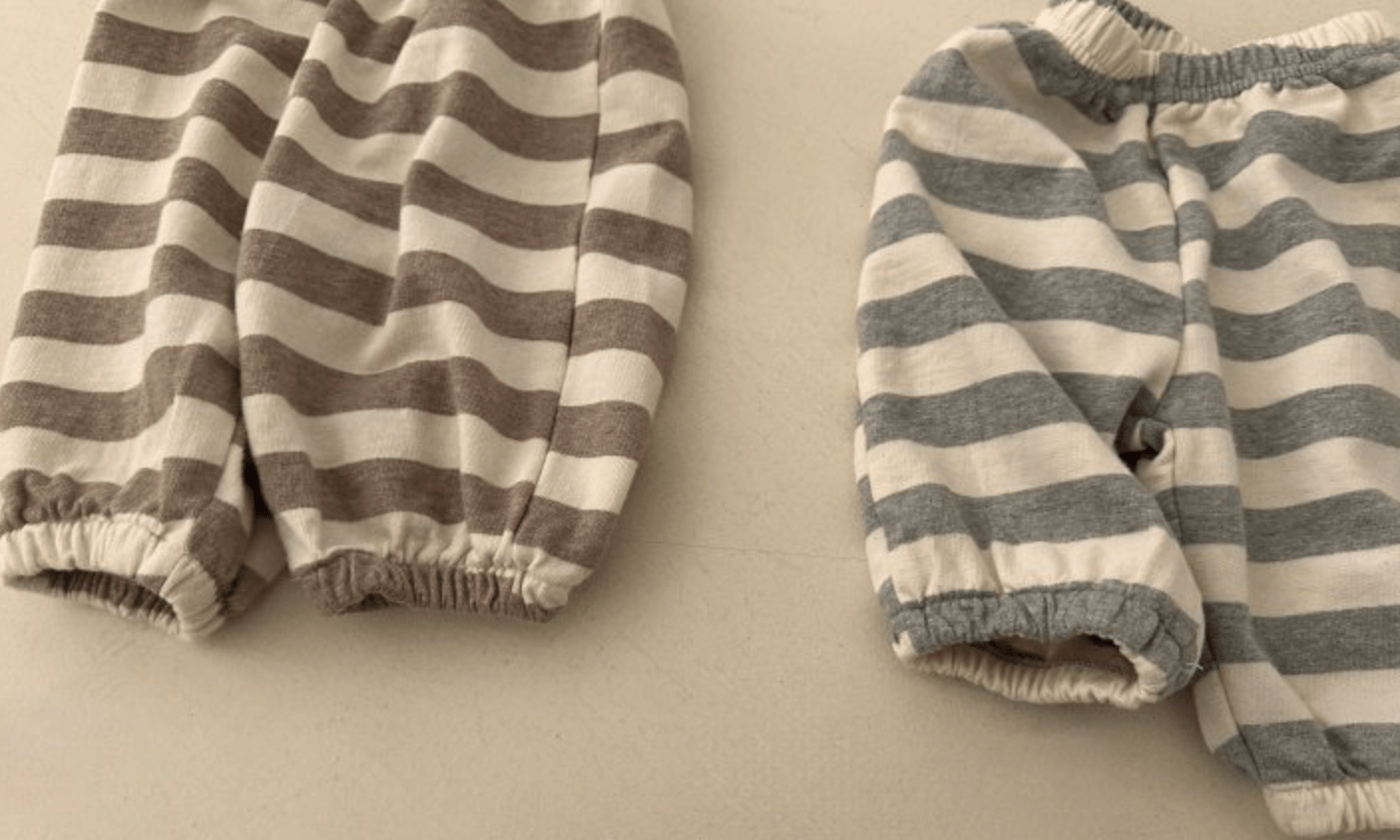 striped sweatpants - denkang joggers - Valu Bebe - 