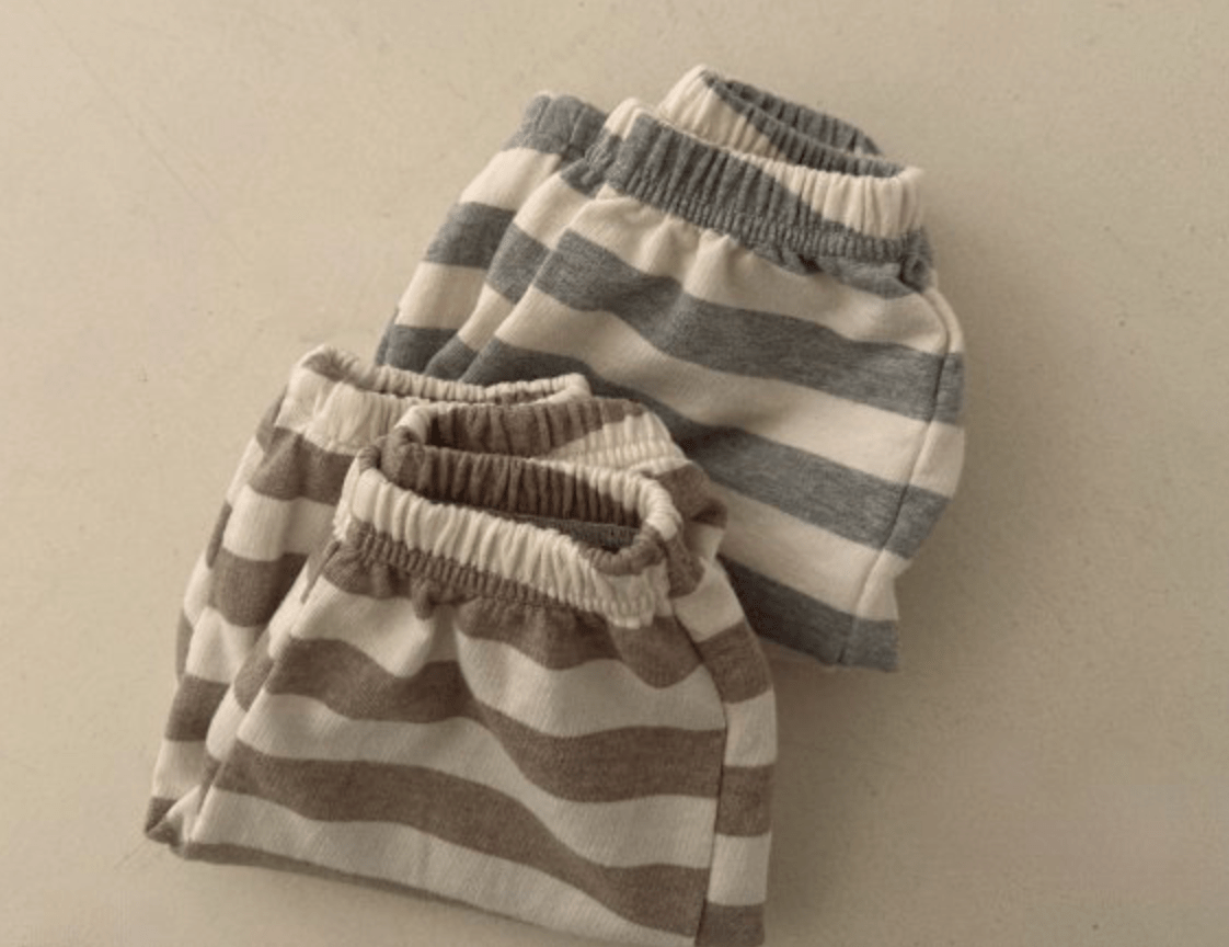 striped sweatpants - denkang joggers - Valu Bebe - 
