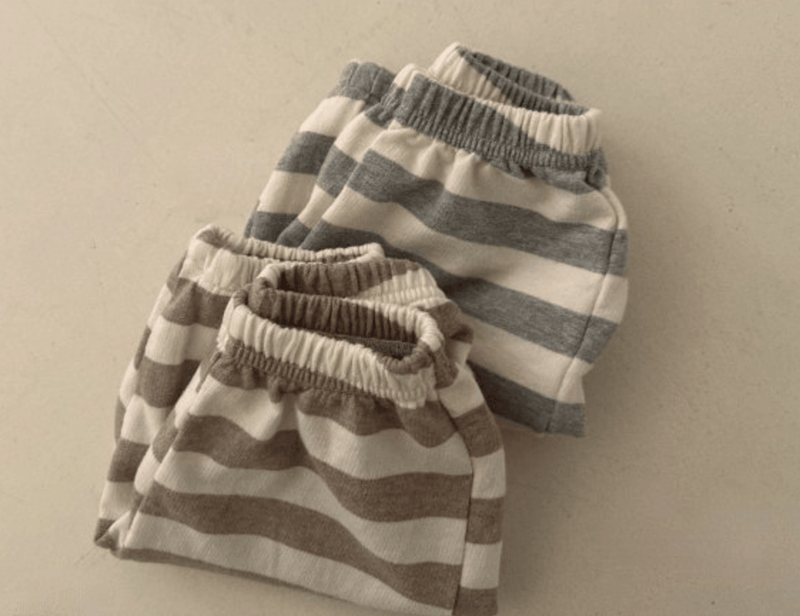 striped sweatpants - denkang joggers - Valu Bebe - 