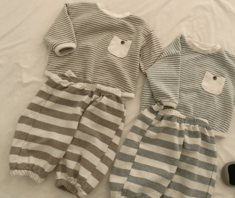 striped sweatpants - denkang joggers - Valu Bebe - 