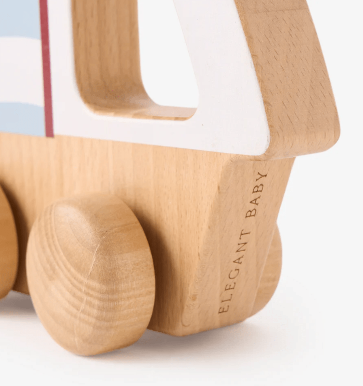 wooden push toy - sailboat - Elegant Baby - Toy