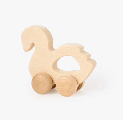 wooden push toy - swan - Elegant Baby - Toy